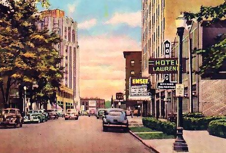 Emsee Theatre - Old Post Card View (newer photo)